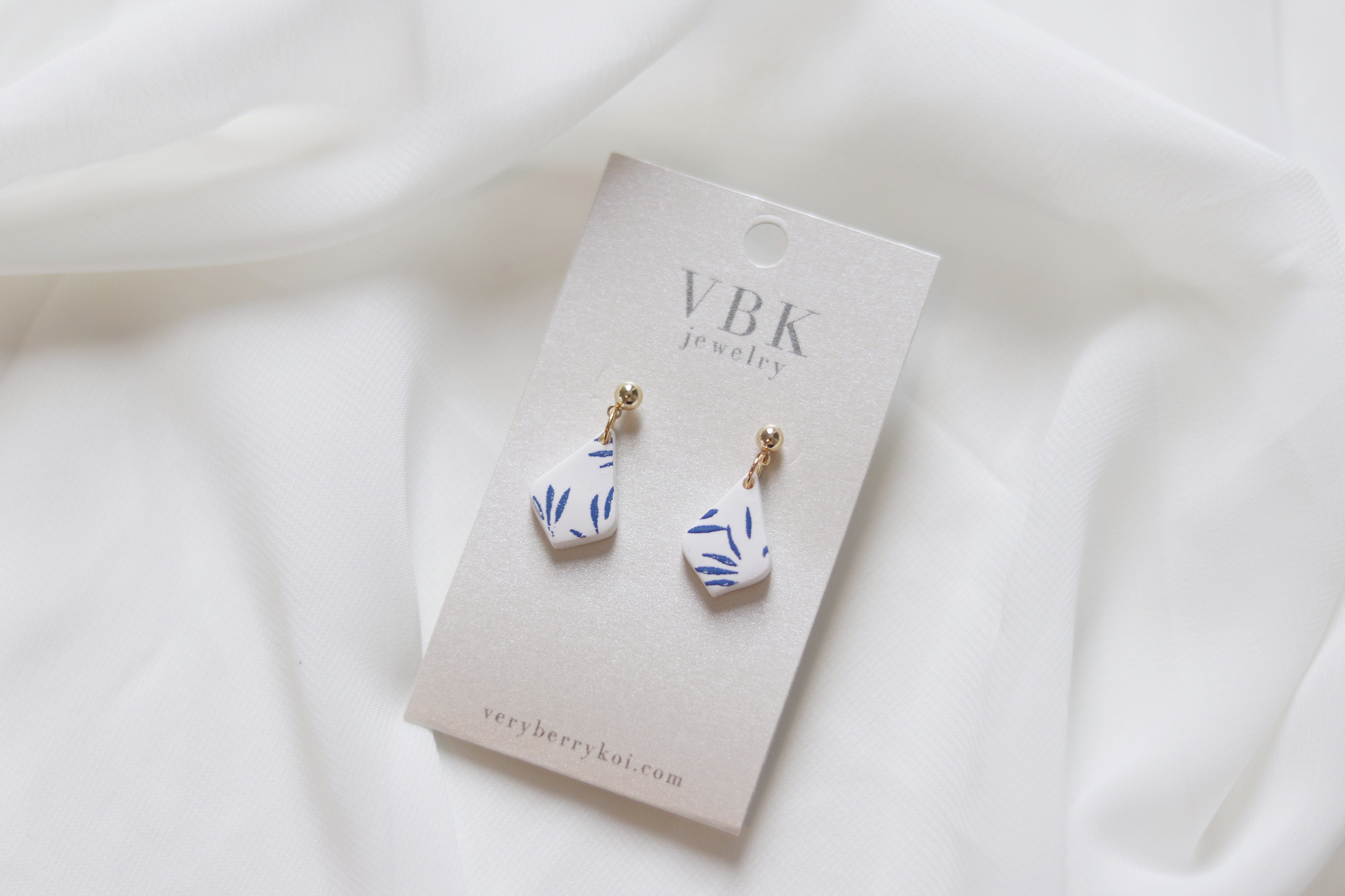 Bamboo Drop Earrings
