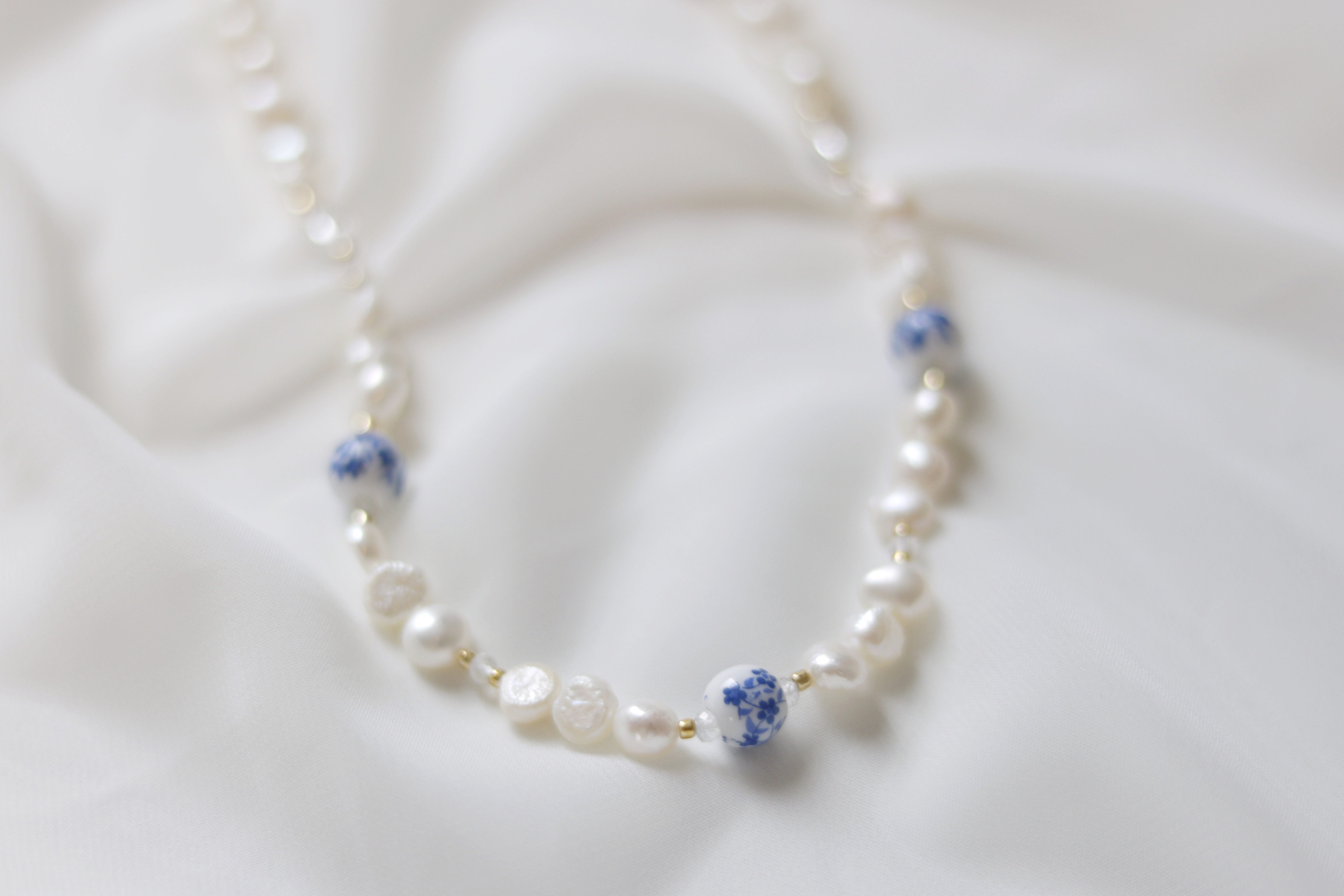Porcelain Veil Necklace