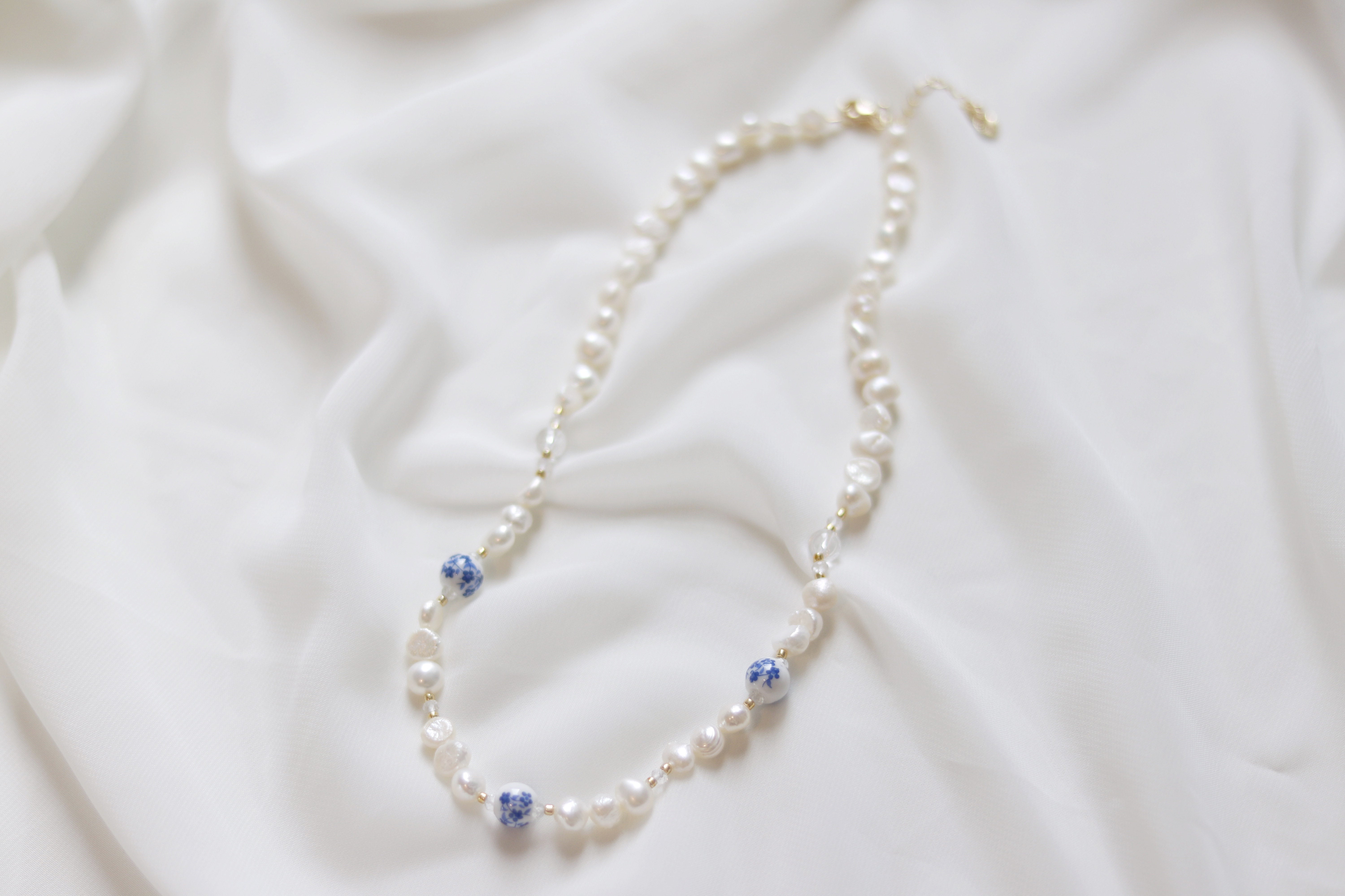 Porcelain Veil Necklace